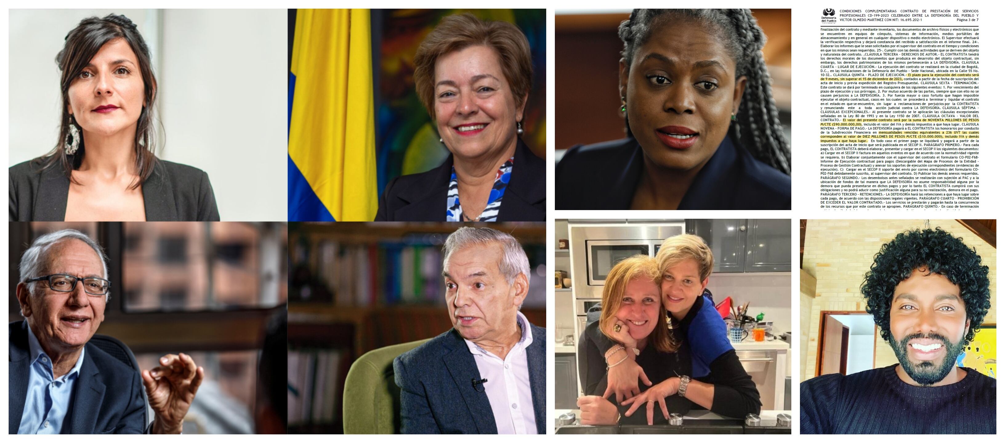 Contratos otorgados a parejas, amigos y familiares de funcionarios del Gobierno Petro generan polémica y acusaciones de nepotismo