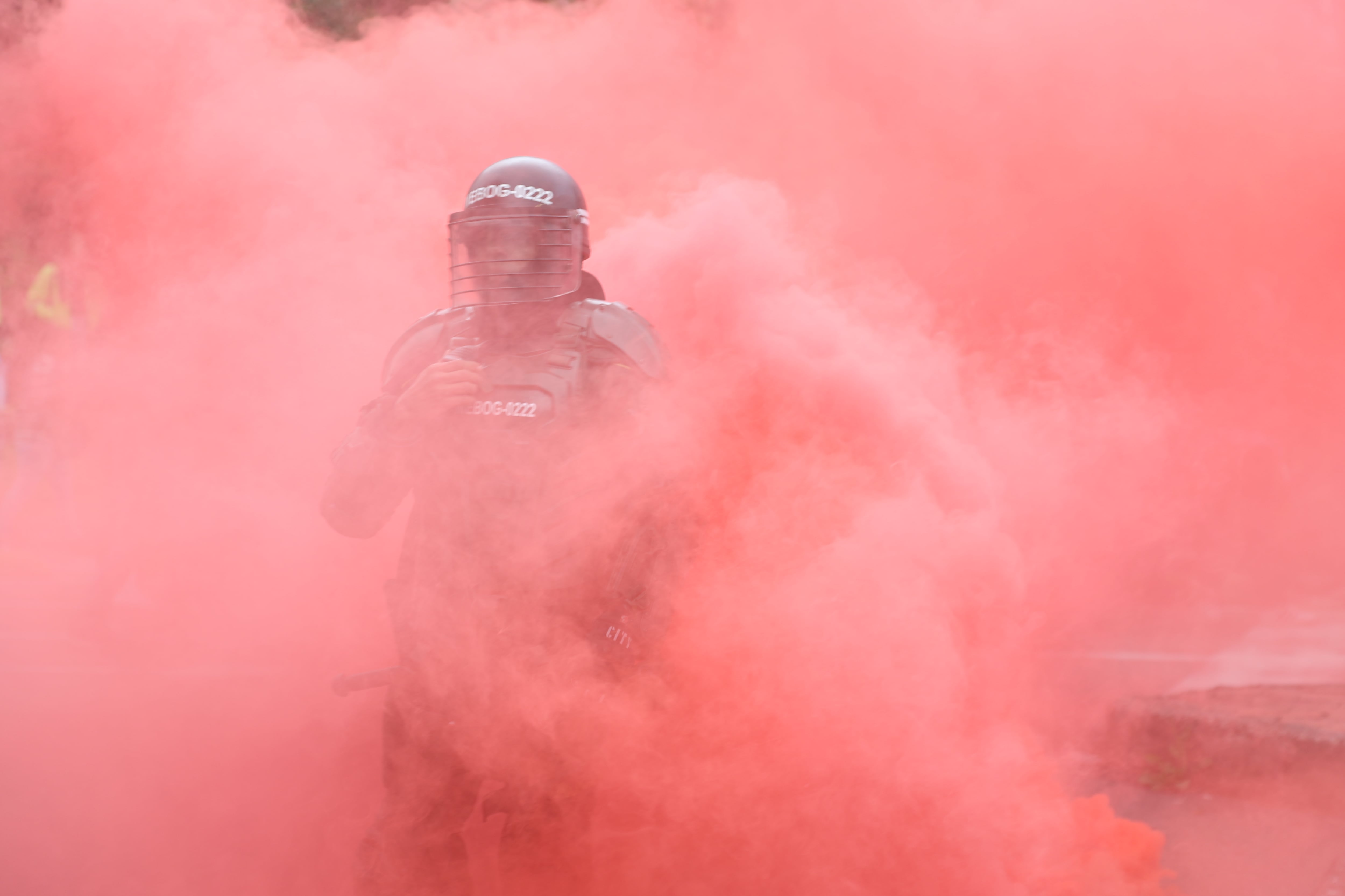 Protestas corredor de la séptima cra 7 con 94