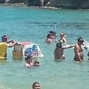 Santa Marta: paletas de agua... y en el agua