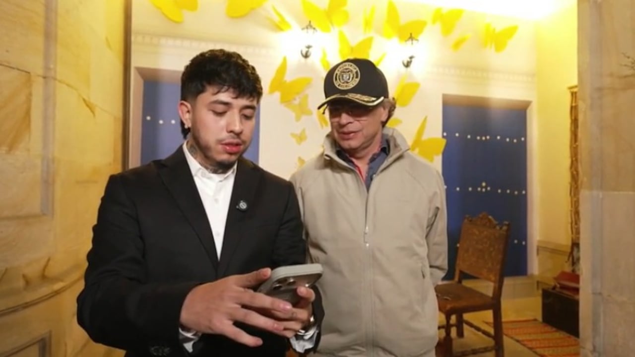 Petro y Westcol mostraron la Casa de Nariño en streaming