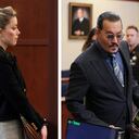 Los actores Johnny Depp y Amber Heard tienen uno de los juicios más polémicos que ha tenido Holliwood en los últimos años. Foto: AP Evelyn Hockstein montaje SEMANA.