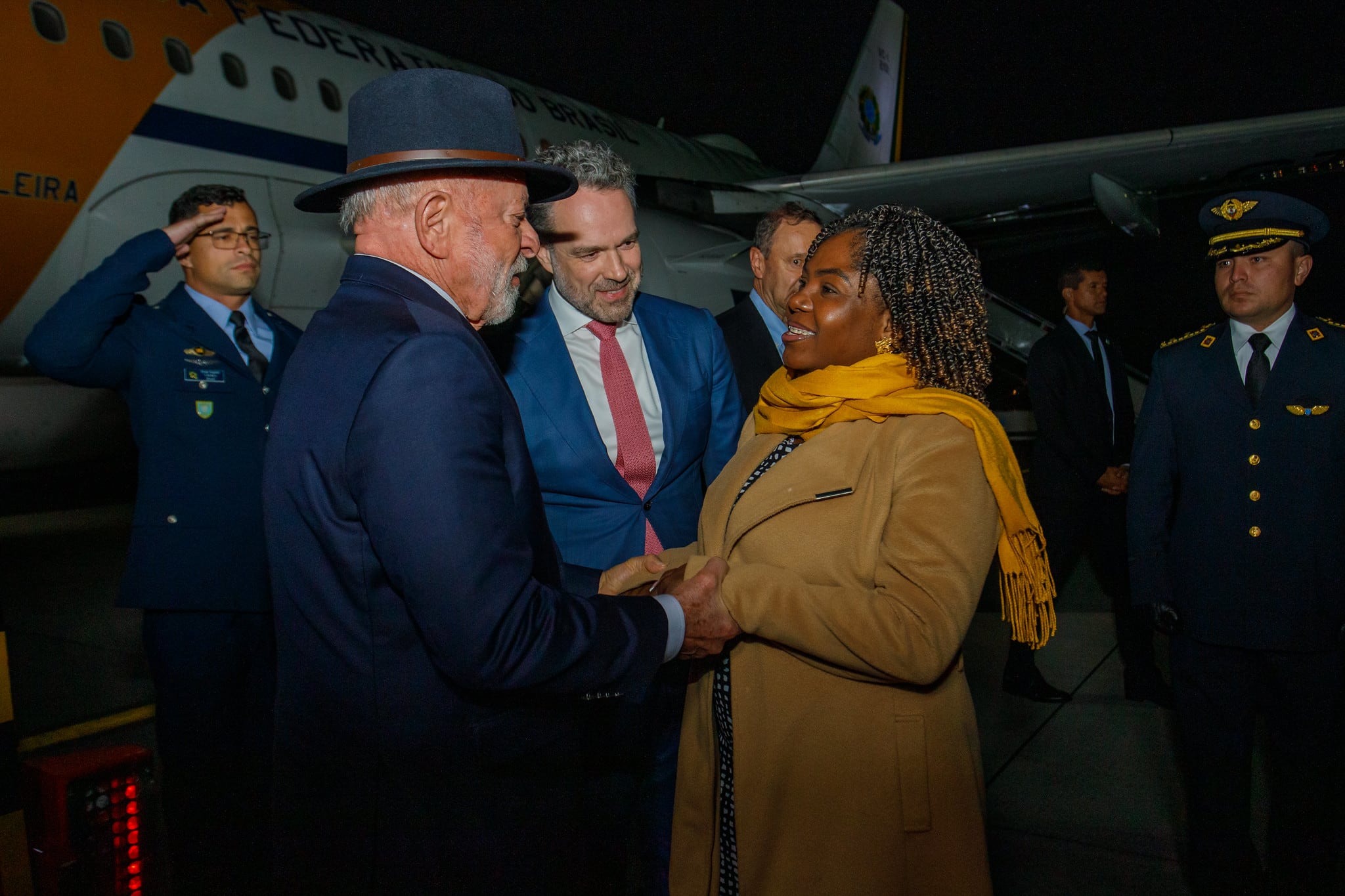 Recibimiento al Presidente de la República Federativa de Brasil, Luiz Inácio Lula da Silva, por la vicepresidenta Francia Márquez