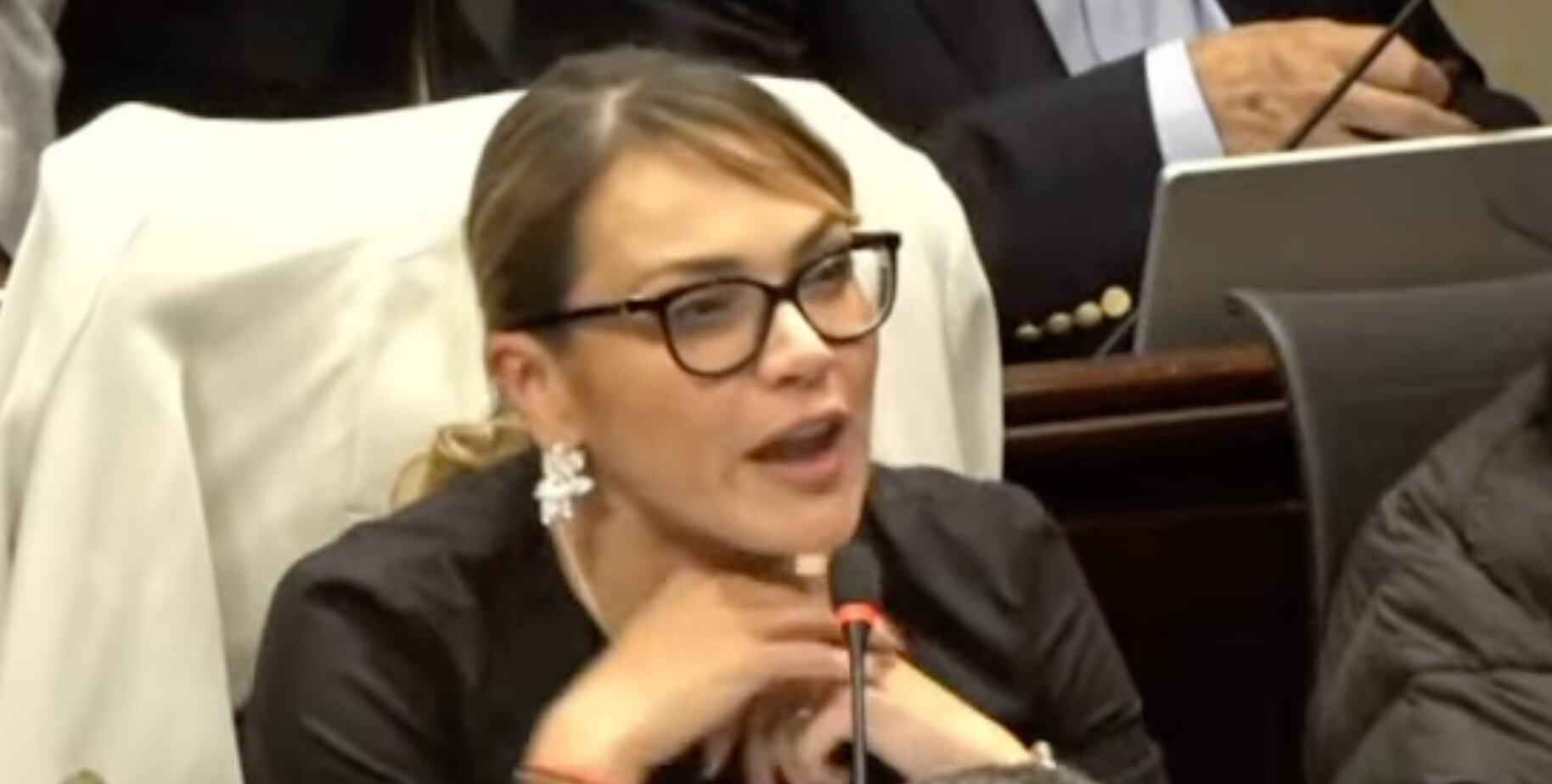 Representante Carolina Arbeláez en el debate de la reforma a la salud.