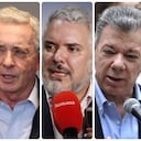 Andrés Pastrana, Álvaro Uribe, Iván Duque, Juan Manuel Santos y Ernesto Samper.