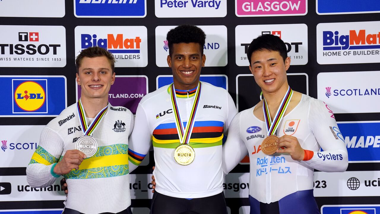 Kevin Quintero, oro en el Mundial de Ciclismo.