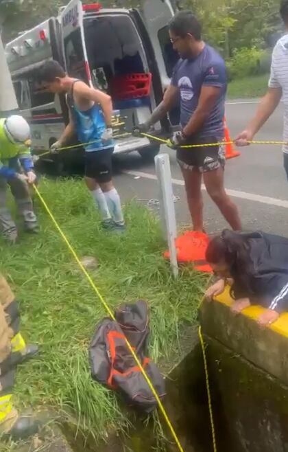 Accidente sufrido por Gabriel Jaime´Barrabas´Gómez