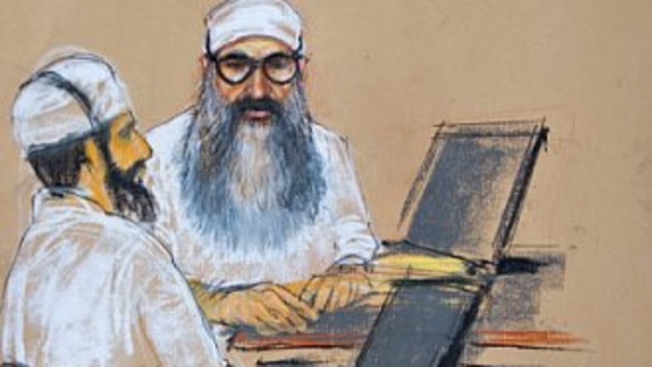 Jalid Sheikh Mohammed y Waleed bin Attash, dos de los presuntos responsables de los atentados del 11 de septiembre.