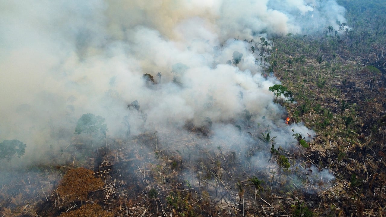 Hasta el domingo, se contabilizaron 75.592 focos de incendio, frente a los 75.090 detectados en todo 2021. (Photo by MICHAEL DANTAS / AFP)