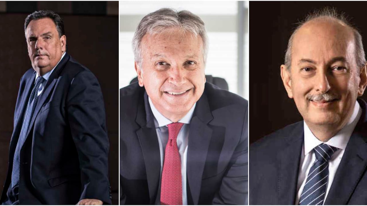 Jorge Mario Velásquez, presidente del Grupo Argos; Gonzalo Pérez, presidente de Grupo Sura y Carlos Ignacio Gallego, presidente de Grupo Nutresa