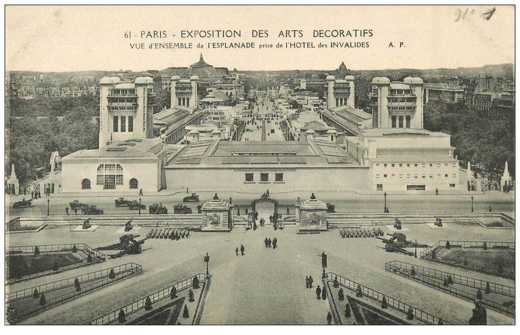 Panorámica de la exposición en 1925. Fortuna Post