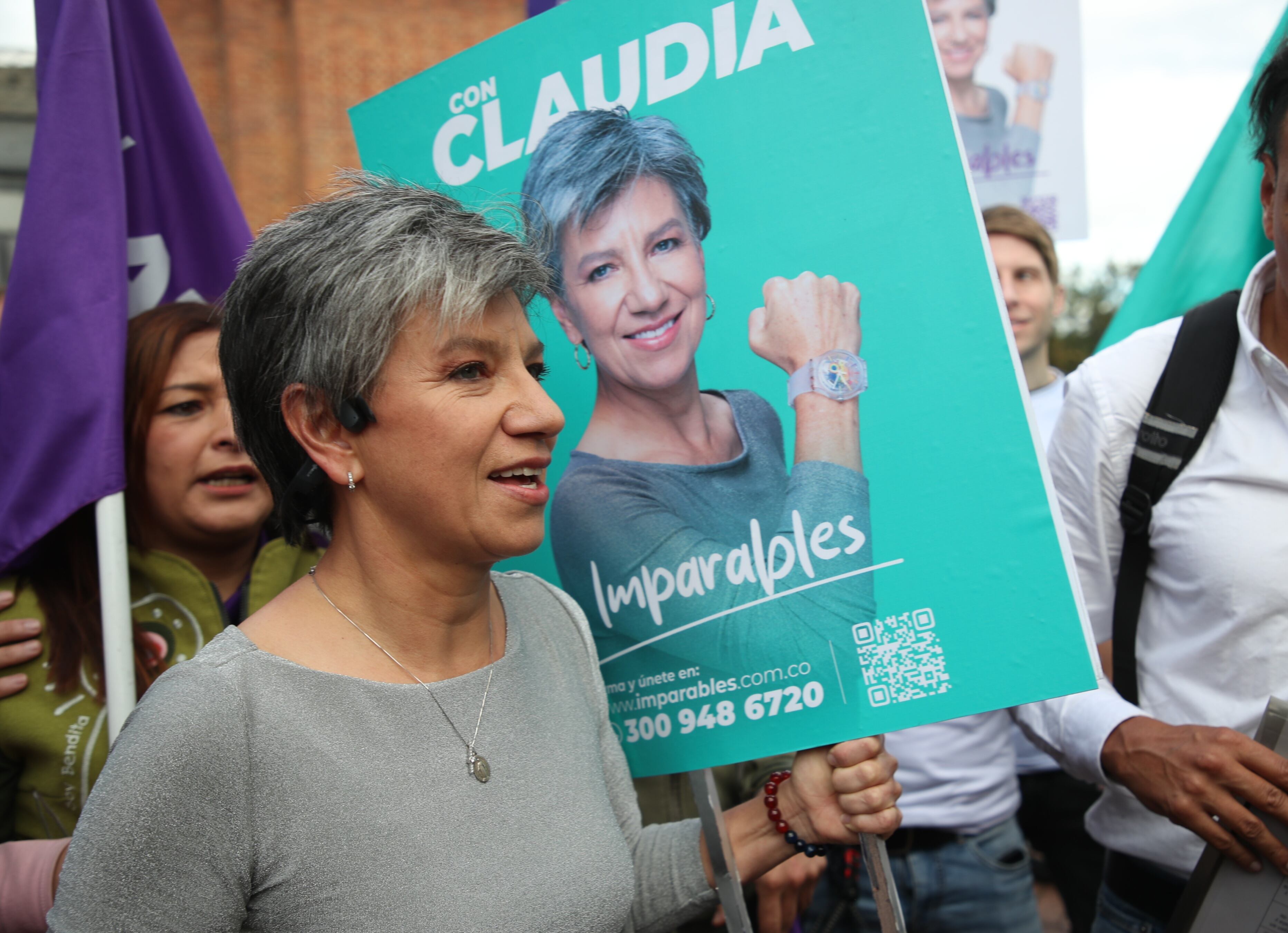 Rueda de prensa, inscripción del comité de firmas Claudia López
Registaduría nacional