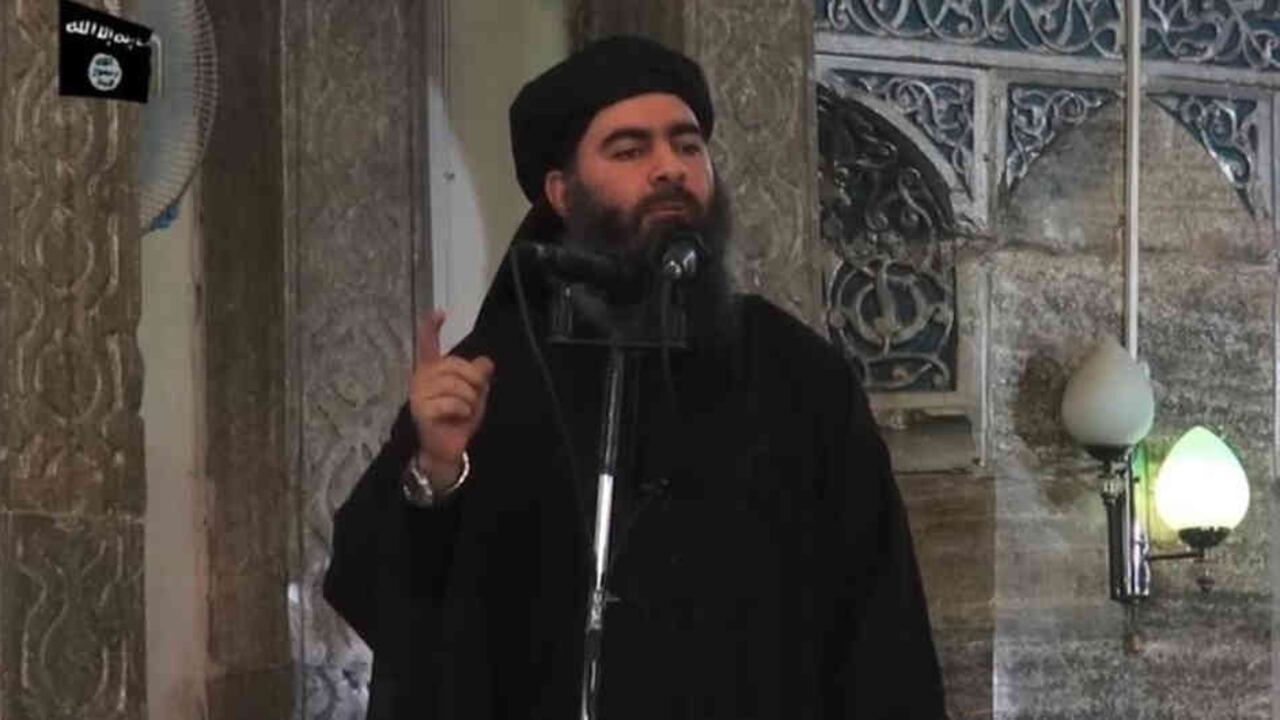Baghdadi anunció la creación de un "califato" en Mosul en 2014. Foto:AFP/BBC