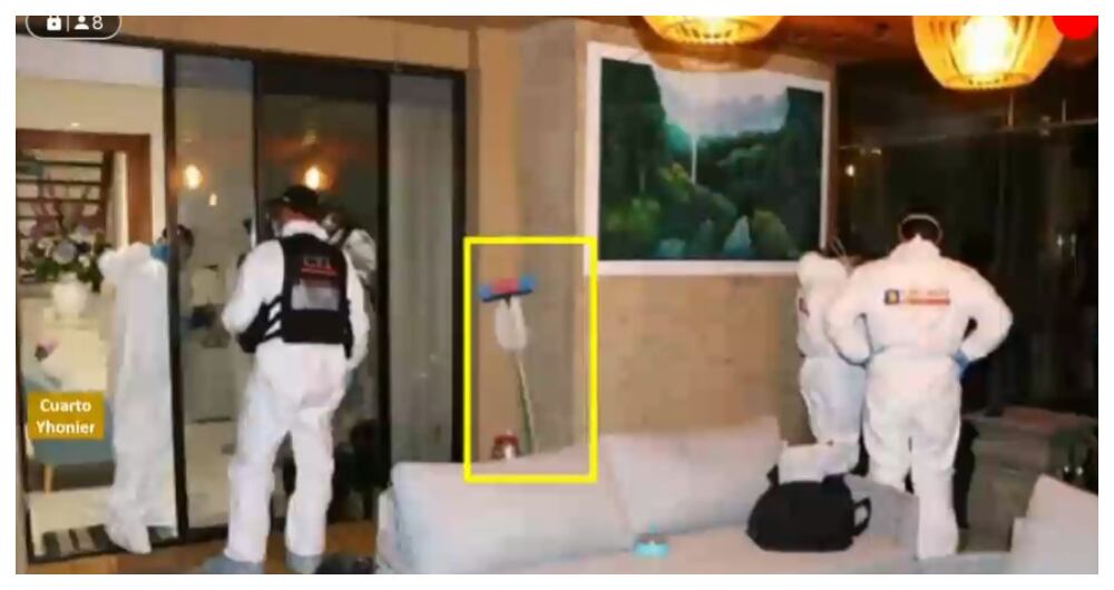 La Fiscalía inspeccionó el lugar.