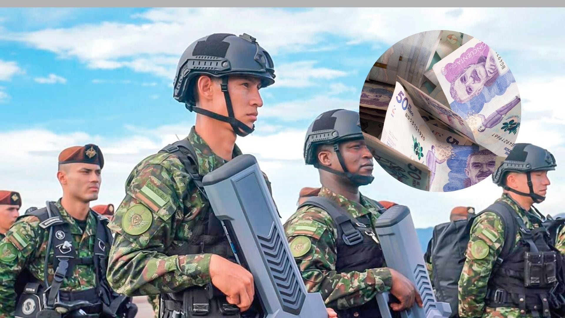 Gobierno crea prima de hasta 20 % para militares y policías que enfrentan