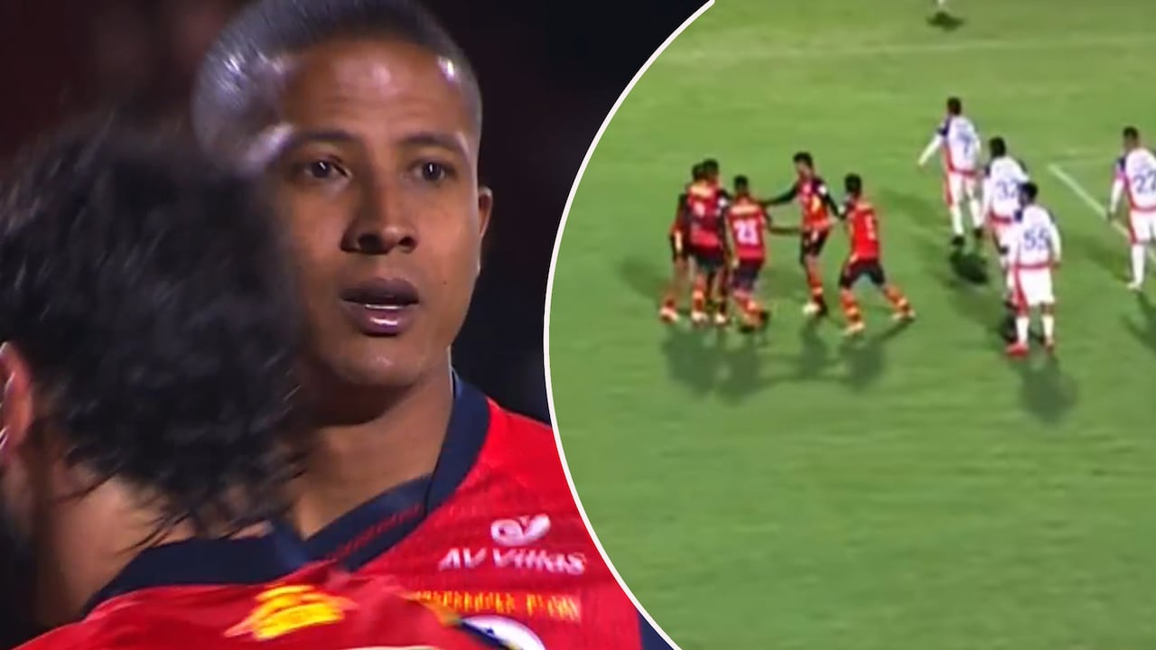 Deportivo Pasto sorprendió haciendo la 'ruedita' durante un tiro de esquina