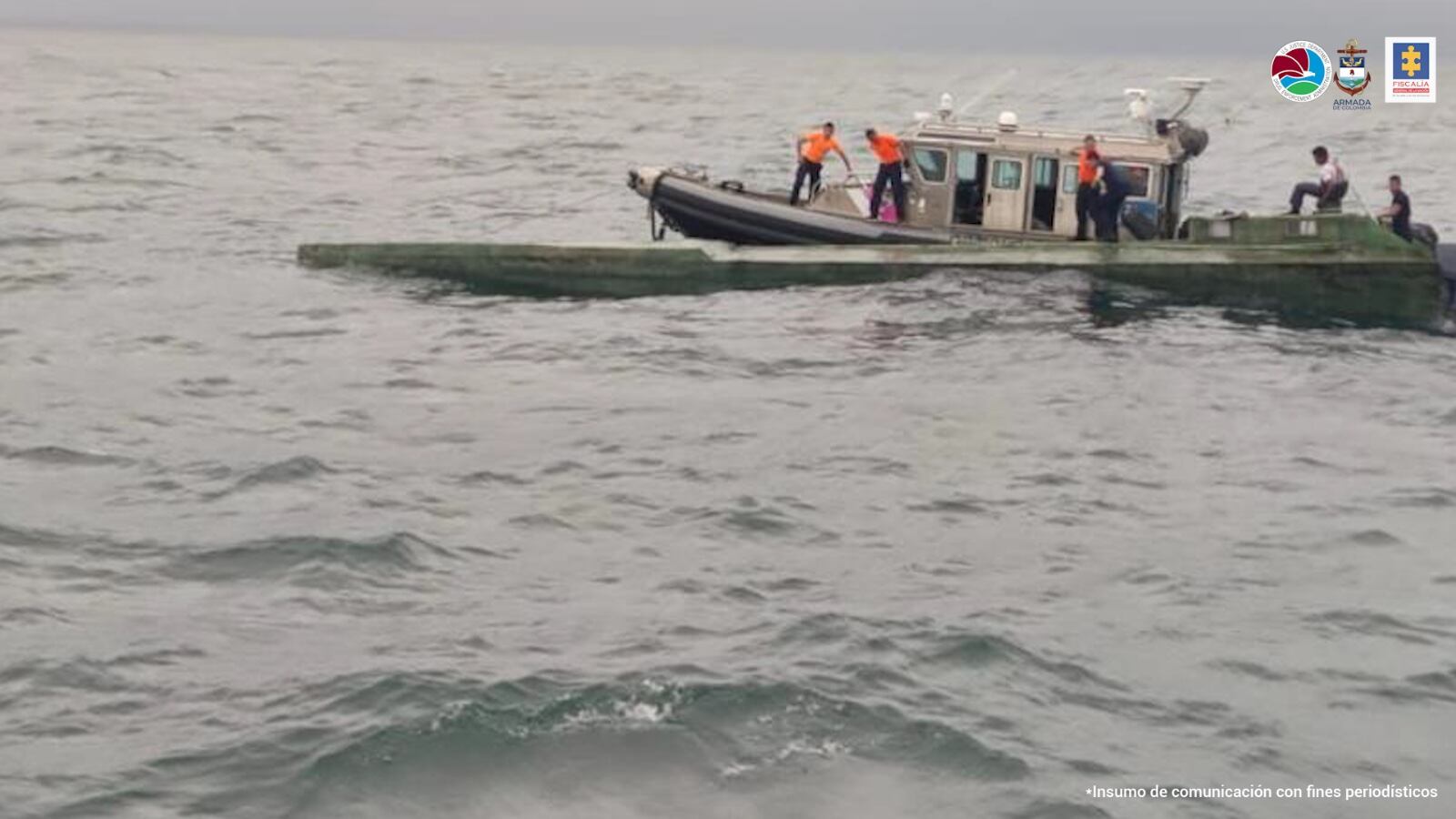 Descubren semisumergible con más de una tonelada de coca; pertenecía a red de narcos asociados con la Segunda Marquetalia de las Farc