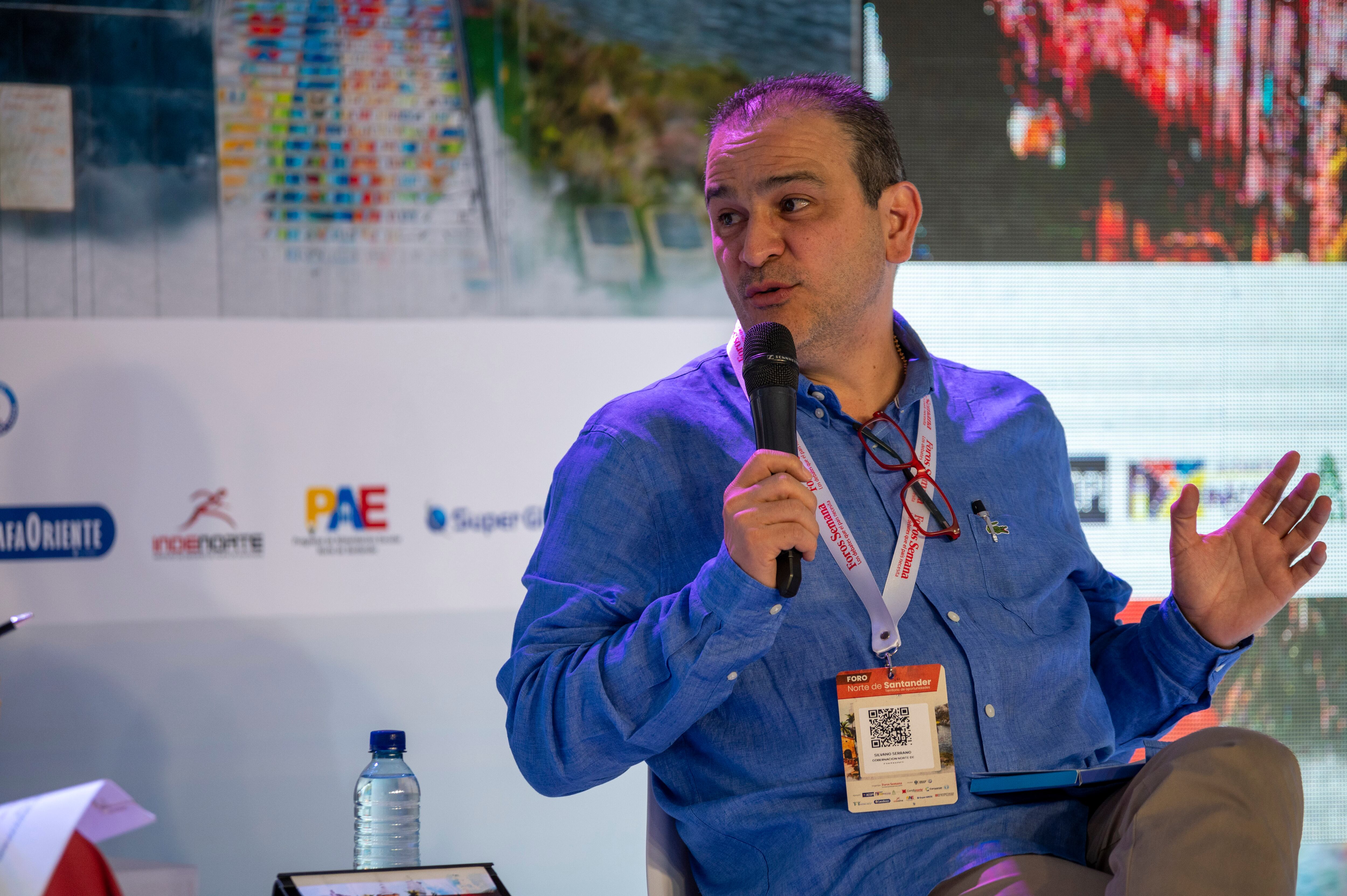 Silvano Serrano, gobernador de Norte de Santander.