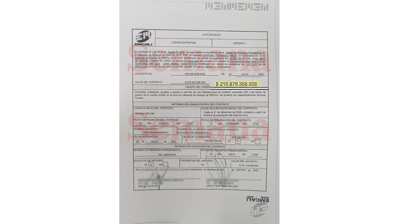 Procuradoria Emcali documento