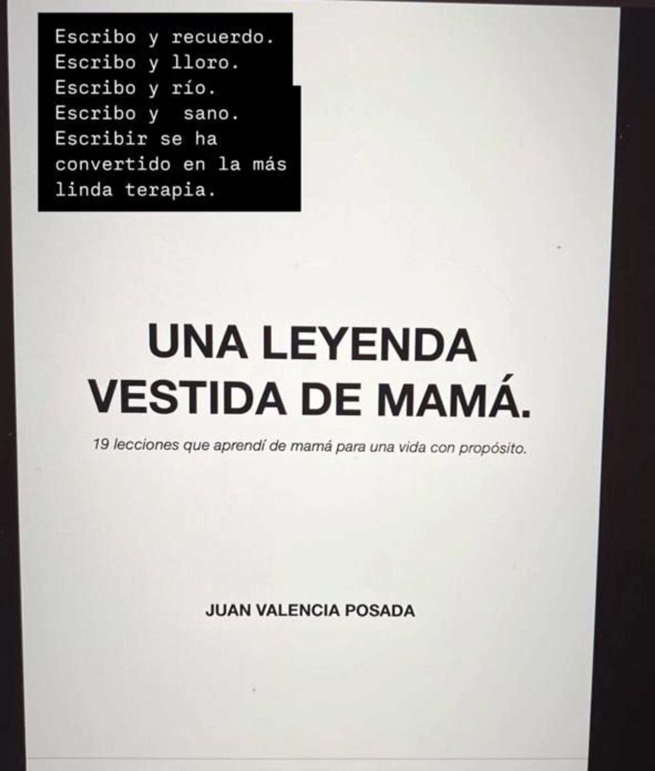 El hijo de la Gorda Fabiola está escribiendo un libro en medio del duelo.