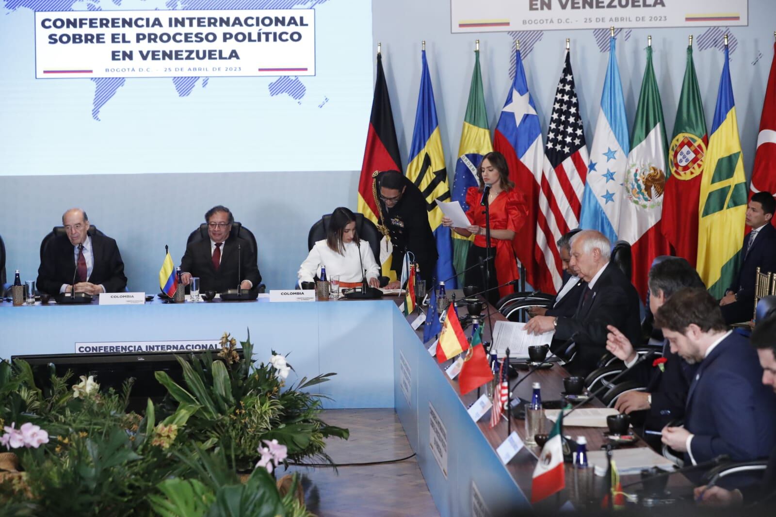 La cumbre sobre Venezuela no contó con la presencia de políticos de ese país.