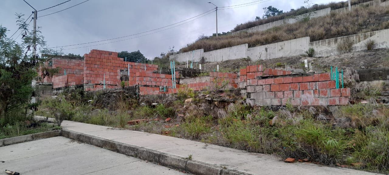 Así quedaron las casas faltantes.