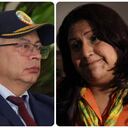 Gustavo Petro, Yidis Medina y Álvaro Uribe.