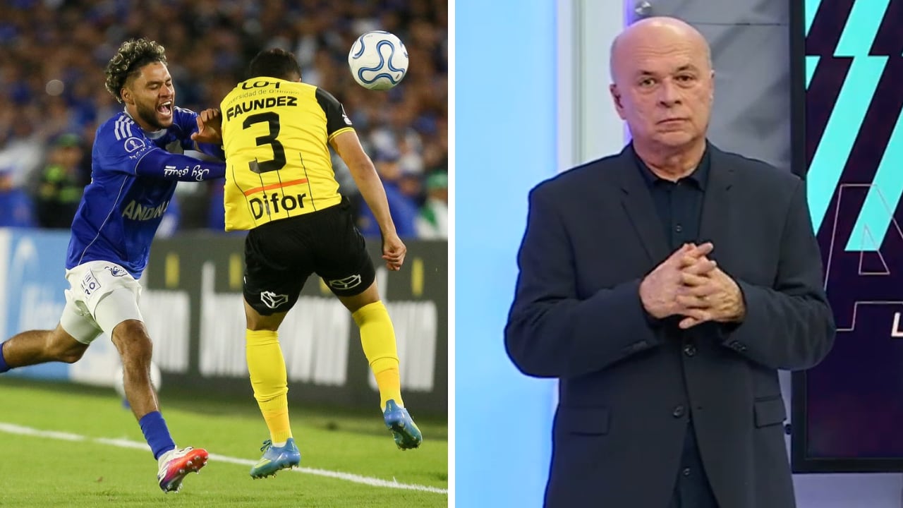 Carlos Antonio Vélez reaccionó a la derrota de Millonarios con O'Higgins.