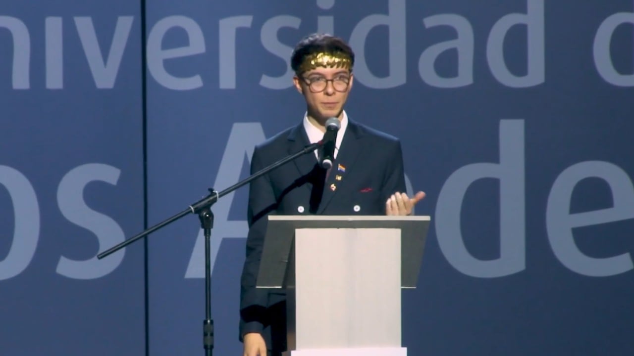 Santiago Ortiz, graduado de la Universidad de los Andes.