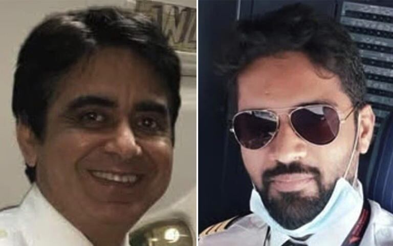 Sumeet Sabharwal, el piloto principal, y Clive Kundar, el copiloto.