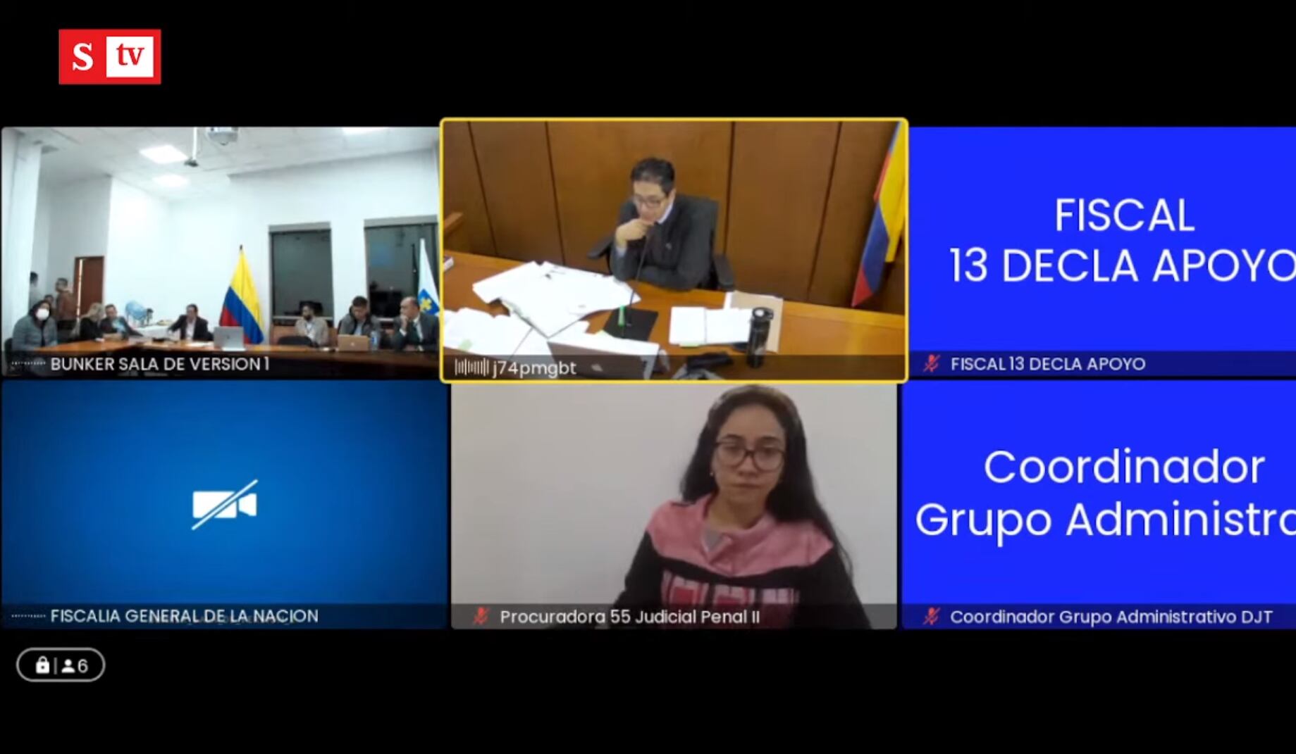 Audiencia de Nicolás Petro y Day Vásquez.