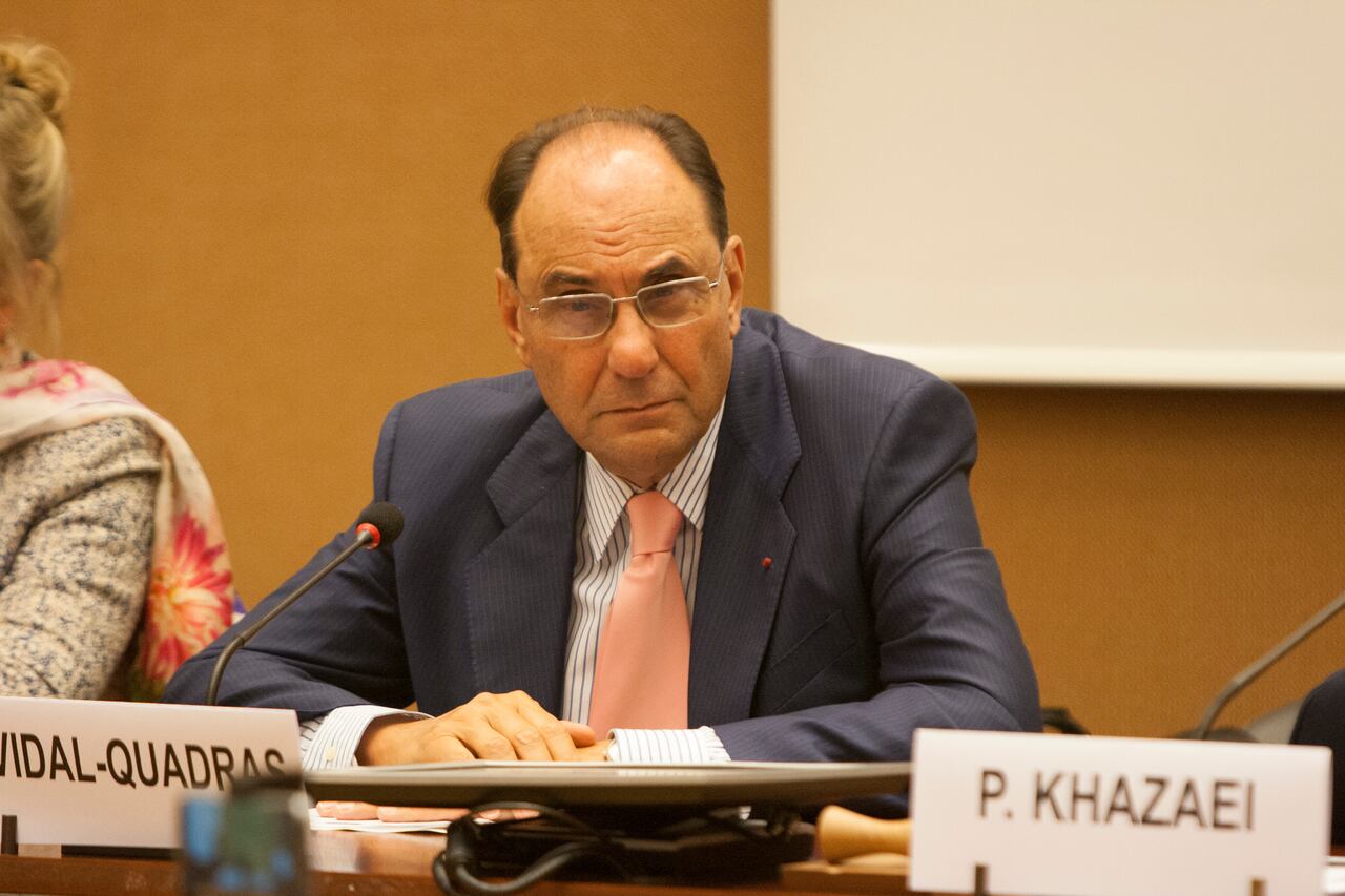 Alejo Vidal-Quadras, Presidente del Comité Internacional en Búsqueda de Justicia (ISJ). Expertos y personalidades de derechos humanos en una conferencia el 13 de septiembre de 2017