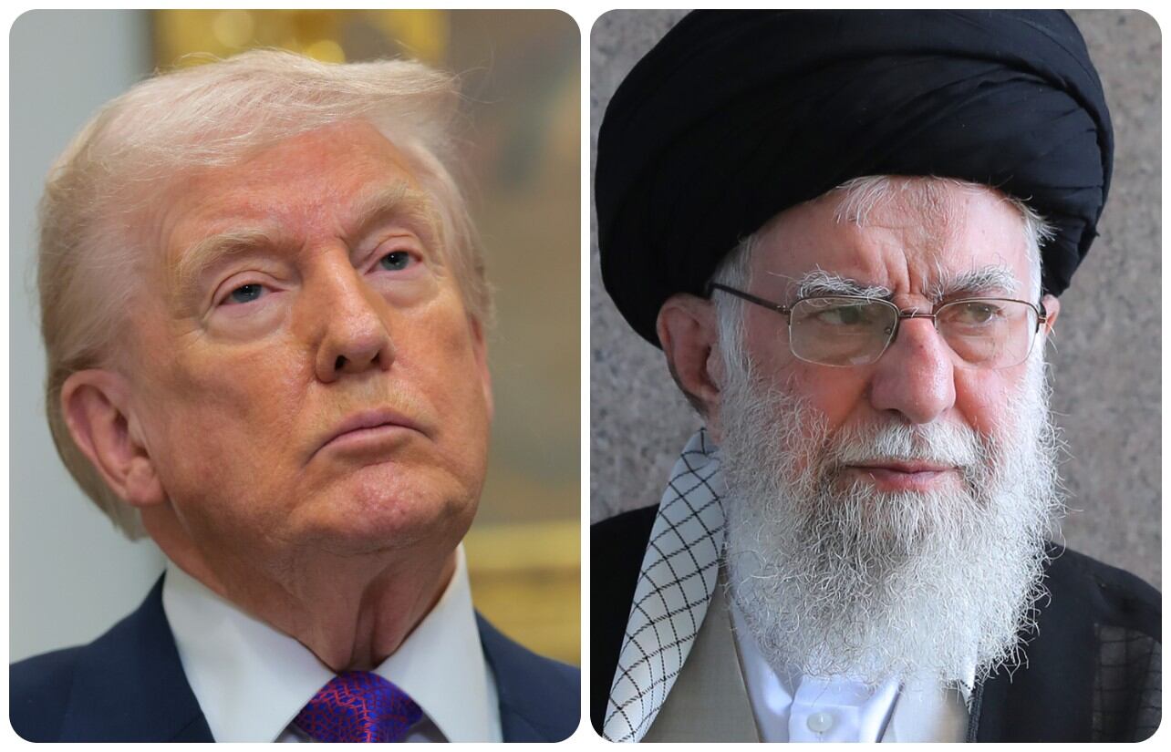 Donald Trump y Ali Jamenei