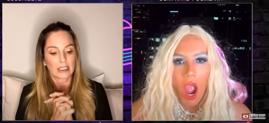 Claudia Bahamón en el show de Diva Rebeca realizó una confesión cuando fue acosada por un cura en la universidad.