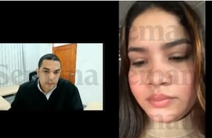 Alias La Bebecita horas antes del operativo de la Policía que la dejó muerta, junto a alias Naín, cabecilla de los Conquistadores de la Sierra.