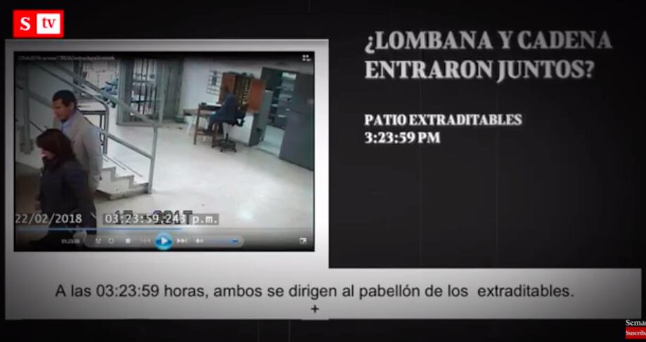 Entrada de Lombana al patio