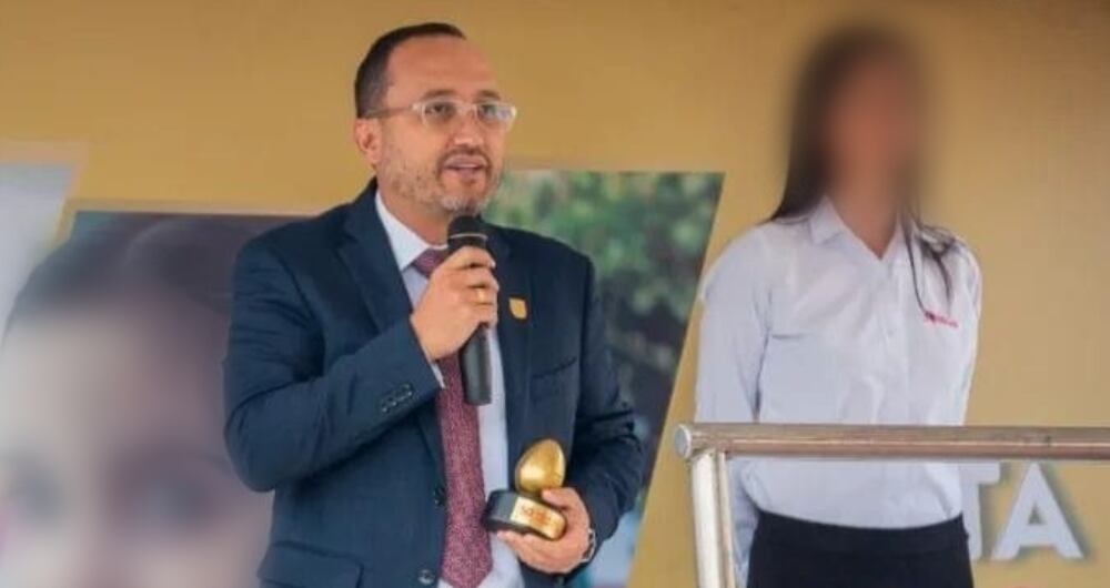 Alcalde de El Carmen de Viboral, Jhon Fredy Quintero Zuluaga.