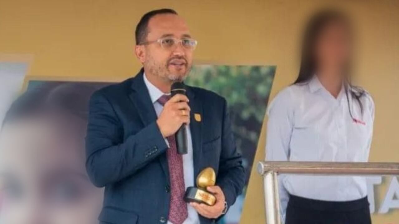 Alcalde de El Carmen de Viboral, Jhon Fredy Quintero Zuluaga.