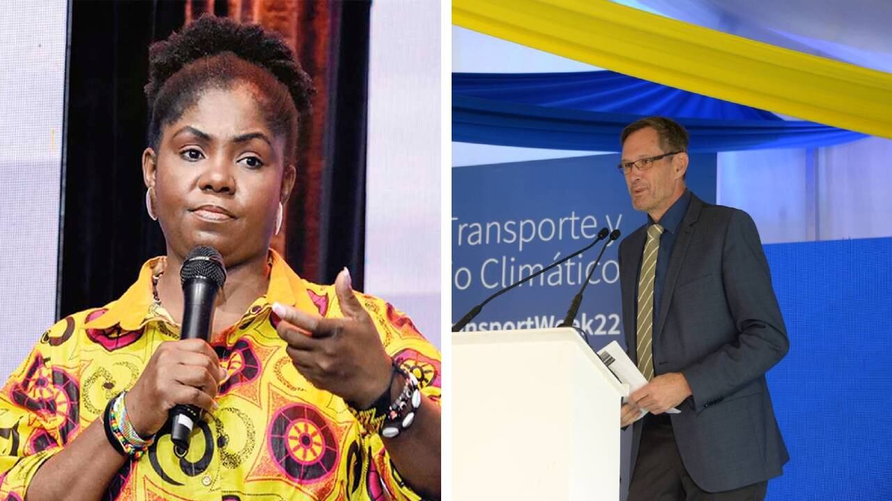 La candidata a la vicepresidencia por el Pacto Histórico fue tendencia luego de afirmar que Colombia importaba huevos de Alemania. El embajador de ese país le respondió. Foto: Twitter @alemembajador montaje SEMANA.