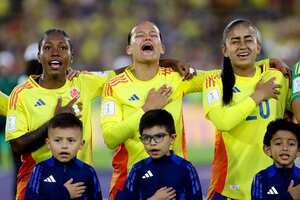 Bogotá. Agosto 31 de 2024. Colombia enfrenta a Australia, por la fecha 01 del Mundial femenino Sub 20 2024, en el estadio Nemesio Camacho El Campín. (Colprensa - Lina Gasca)