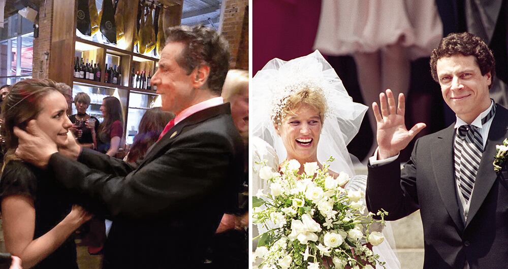 Según Anna Ruch, Cuomo le preguntó si la podía besar mientras tomaba su cara con ambas manos. El gobernador estuvo casado durante 15 años con Kerry Kennedy, hija de Ethel y Robert Kennedy, el asesinado fiscal general de los Estados Unidos y hermano de John F. Kennedy.