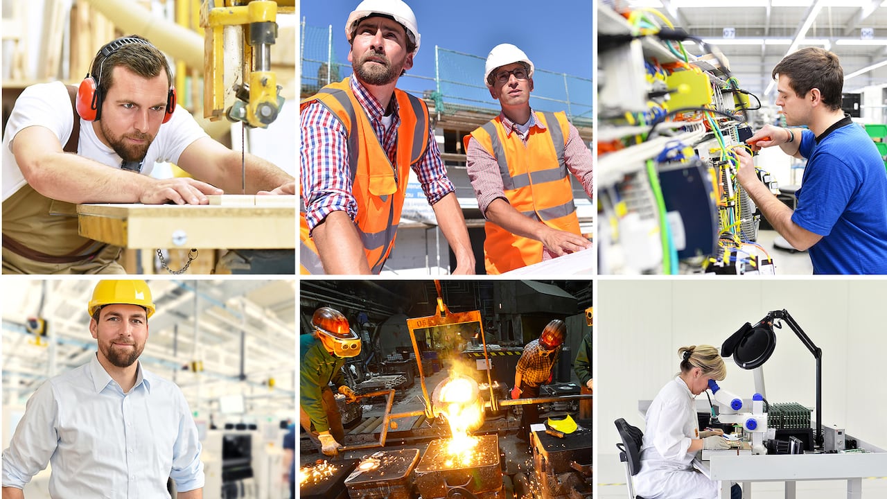 Trabajadores trajo, empleados