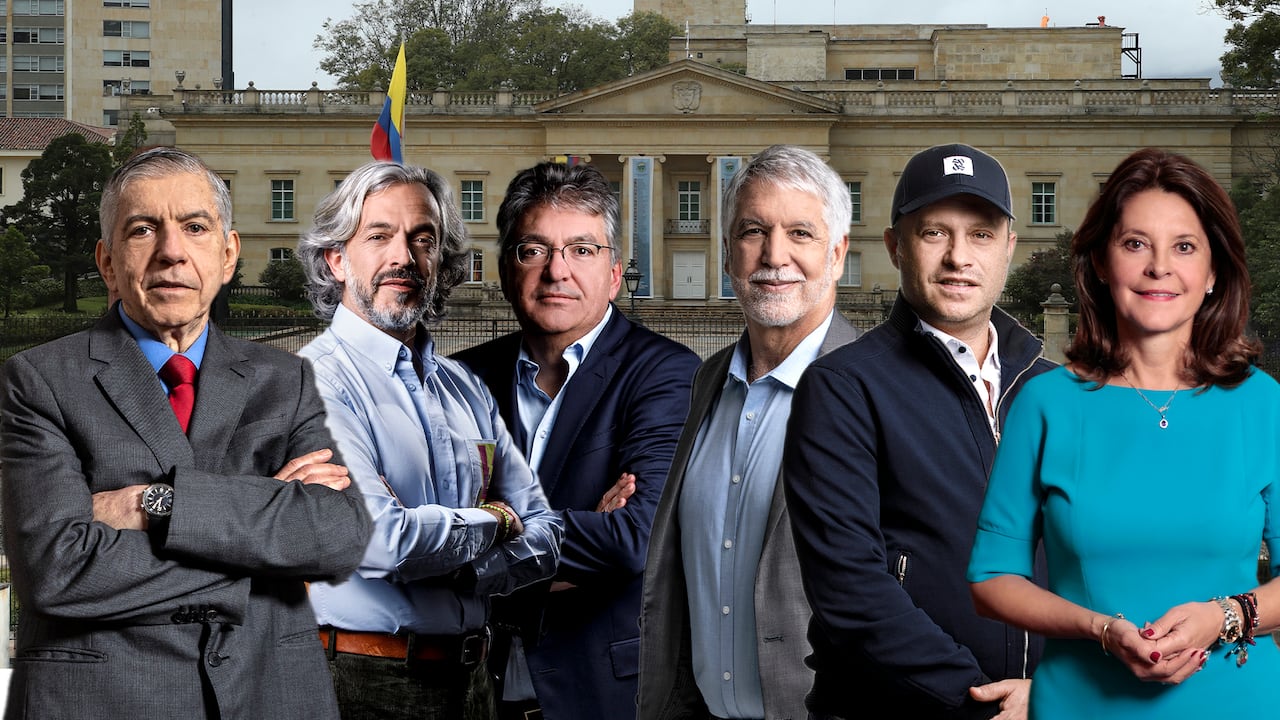 César Gaviria, Juan Daniel Oviedo, Mauricio Cárdenas, Enrique Peñalosa, Héctor Olimpo y Marta Lucía Ramírez.
