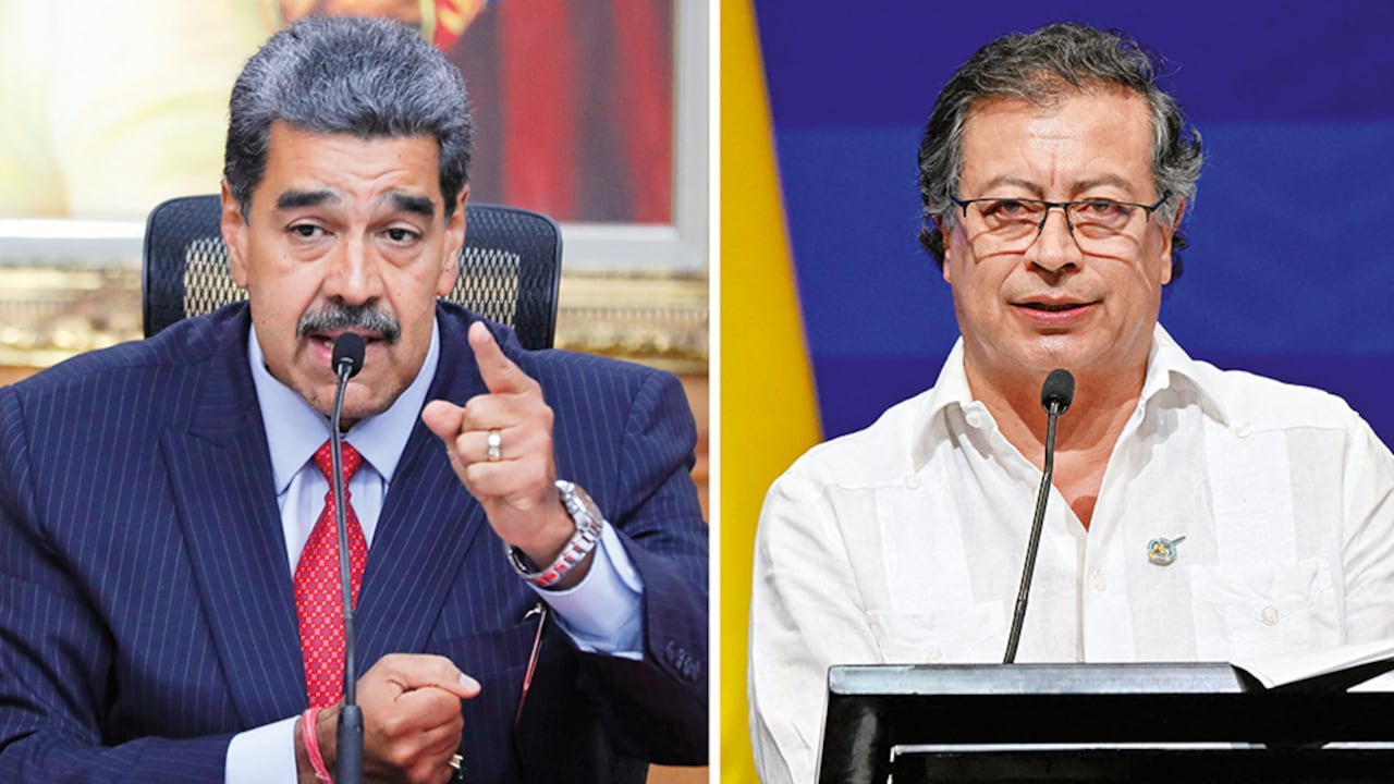 Nicolás Maduro y Gustavo Petro.