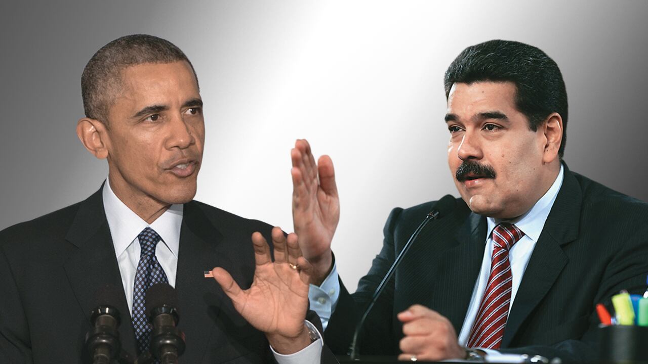 Barack Obama Y Nicolas Maduro