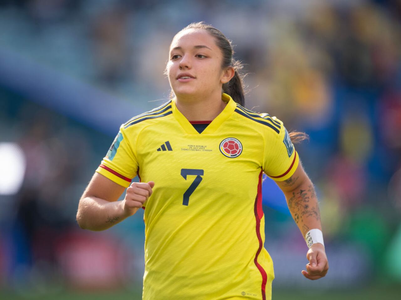 María Camila Reyes, jugadora de la Selección Colombia.