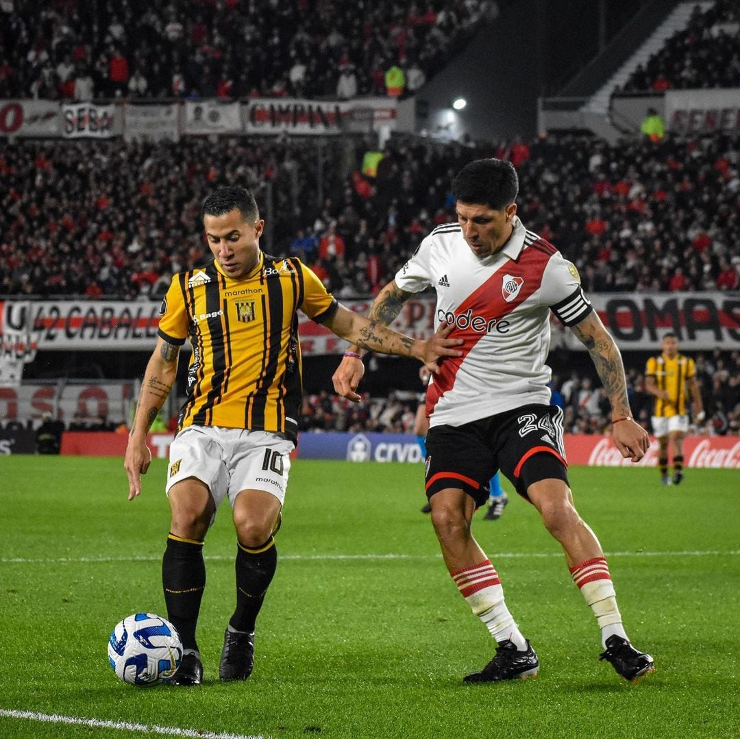 Michael Ortega contra River Plate.