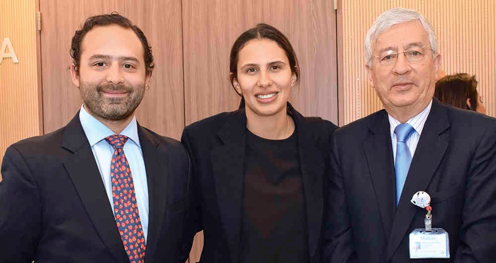 Andrés Ángel, Luisa Pacheco y Manuel Benítez.