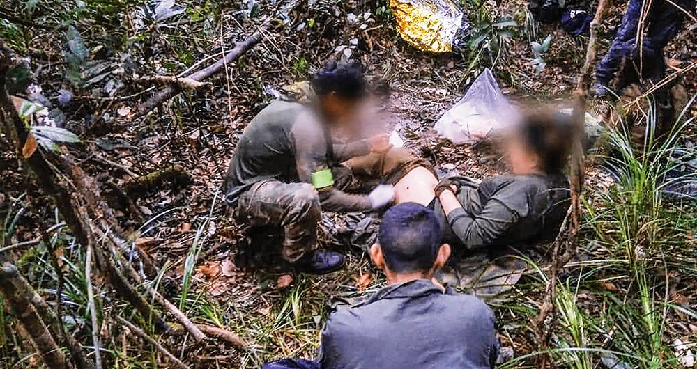 Tras el operativo, dos menores de edad fueron entregados al ICBF para el restablecimiento de sus derechos.