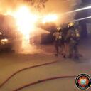 La conflagración fue atendida por el Cuerpo de Bomberos de Cali, en la calle 33 con carrera17, en el barrio La Floresta de la capital del Valle.