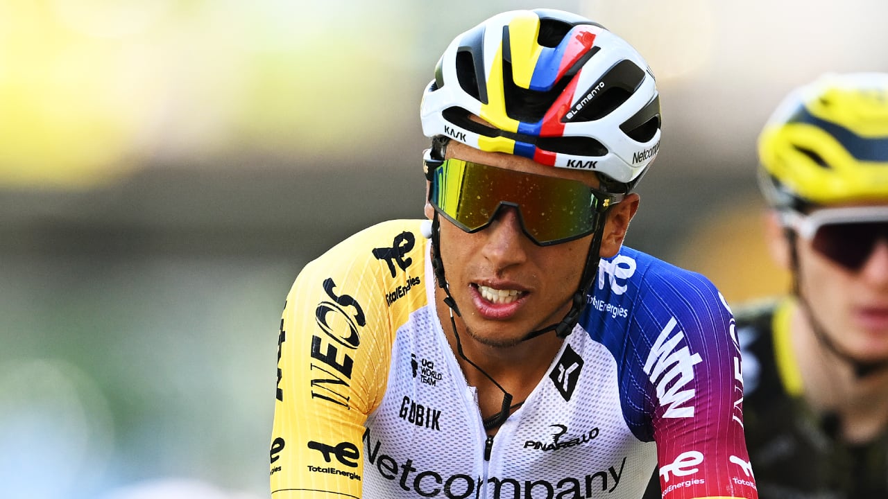Egan Bernal, ciclista colombiano del Netcompany Ineos.